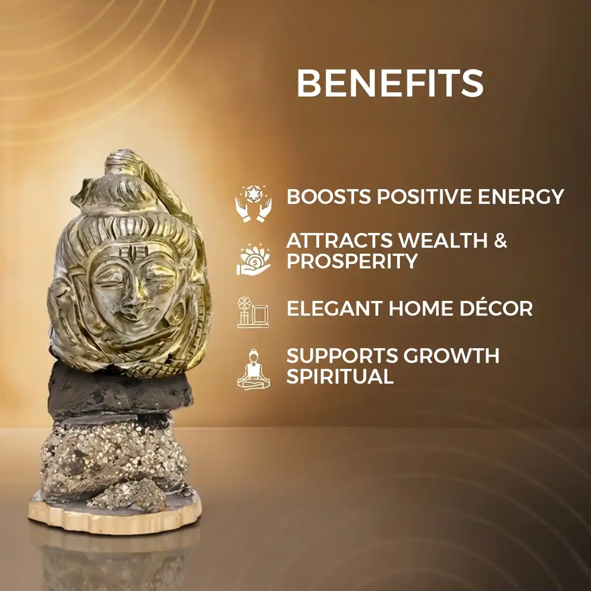 Pyrite Shiva Idol By Rratnanidhii