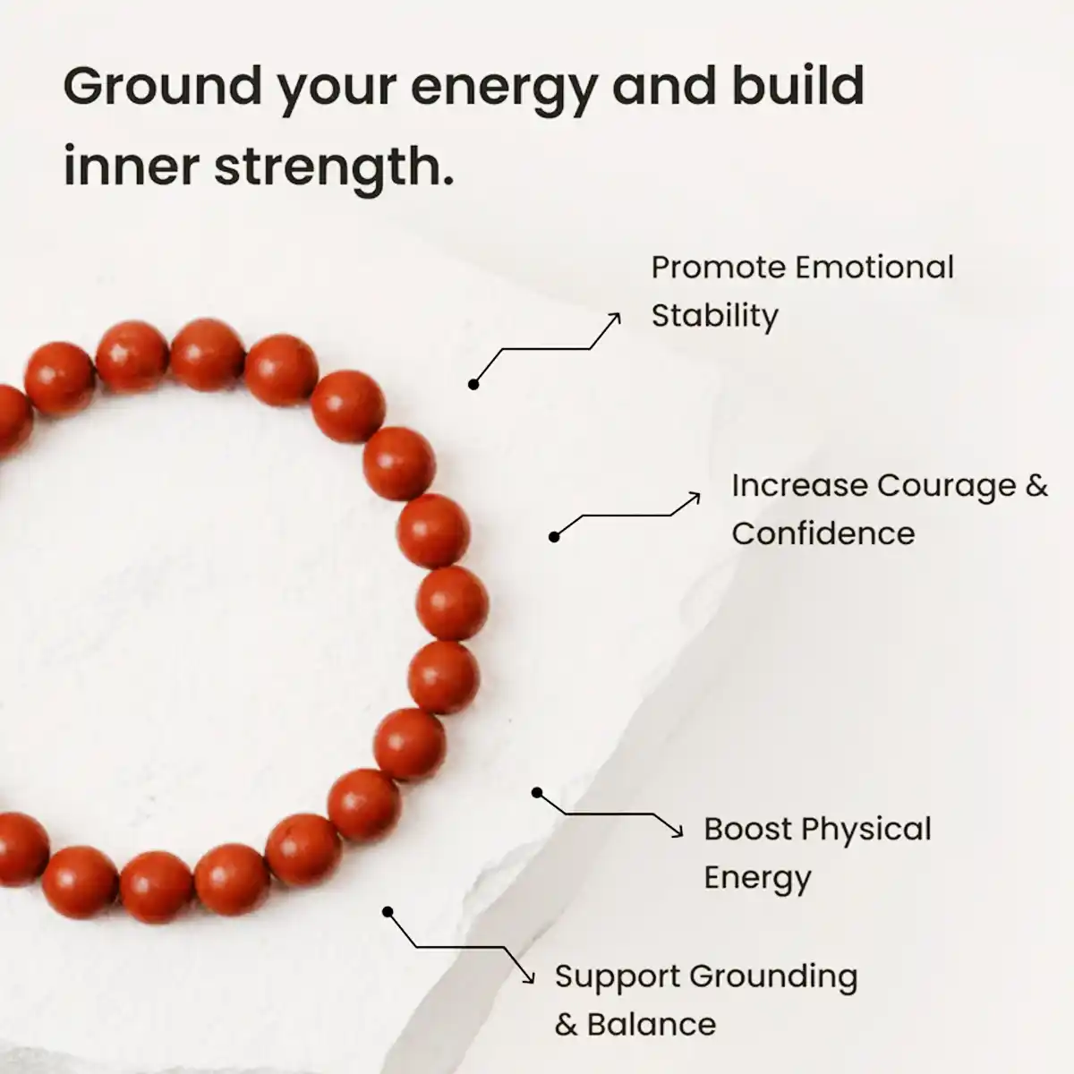 Red Jasper Bracelet By Rratnanidhii