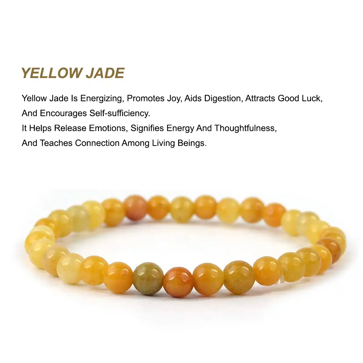 Yellow Jasper Bracelet By Rratnanidhii