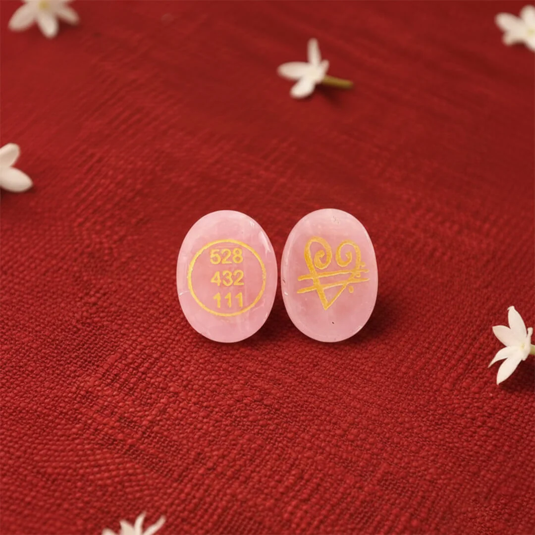 Rose Quartz Crystal Zibu Coin rratnaidhii